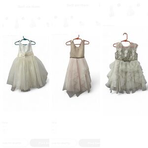 Girls Formal Dresses Bundle of 3 | Size 4 | Party, Wedding, Special Occasion
